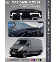 RENAULT MASTER 3 (2010-2021) Torpido Örtüsü Ön Göğüs Koruma Torpido Koruma Araca Özel Tam Uyum