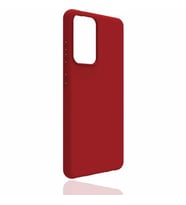 Samsung Galaxy A72 Kılıf Velvet İçi Kadife Lansman Silikon (Kırmızı)
