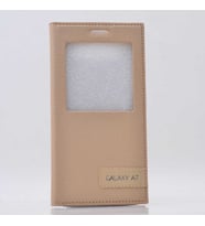 Galaxy A7 Kılıf Elite Kapaklı Kılıf (Gold)