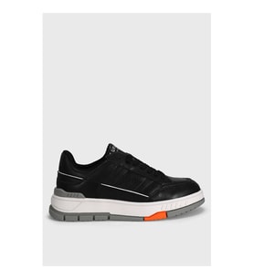 Lufian Edwın Erkek Deri Sneaker Ayakkabı SİYAH