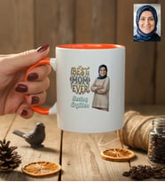 Kişiye Özel Karikatürlü Best Mom Ever Anneye Hediye Kupa Bardak Anneler Günü Hediyesi