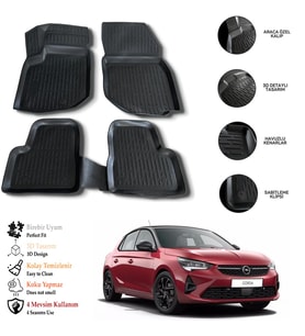Opel Corsa F 2025 3D Havuzlu Paspas OTL