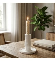 Dekoratif Mumluk ve Tepsi Seti El Yapımı Şamdan Tealight Mumluk Masa Üstü Ev Dekorasyon Aksesuarı Modern Mumluk Seti