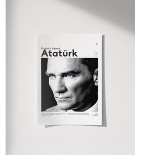 Çerçevesiz Poster Mavi Gözlerin Işığında (Çok Renkli)