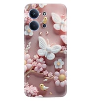 Xiaomi Redmi 15C Kılıf Boutique Baskılı Resimli Pembe Kelebekler Pcode -088