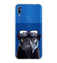 PrintiFy Huawei P Smart Z ile Uyumlu Köpek 3 Kamera Korumalı Şeffaf Kılıf