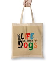 Funny Dog Lover Gifts For Women Men Kids Bez Çanta Uzun Saplı