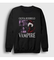 Presmono Unisex Siyah Vampire Müzik Olivia Rodrigo Sweatshirt 499930tt