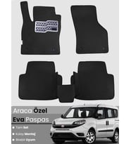 FİAT DOBLO (2010-2022) Uyumlu EVA Paspas Tam Set–Araca Özel,Su Geçirmez,Kolay Montaj
