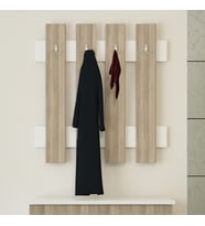 Modilayn FULYA Duvar Elbise Askılık, Banyo, Mutfak, Ofis, Kapı Arkası Askılık, Cordoba Beyaz (C.Beyaz)