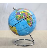 Yerküre Biblo Metal Standlı, 14x10 - Mavi (Mavi)