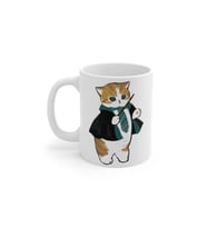 Beyaz Potter Cat Baskılı Kupa Bardak