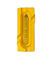 La Casa Del Habano Sarı Porselen Dörtlü Puro Küllüğü