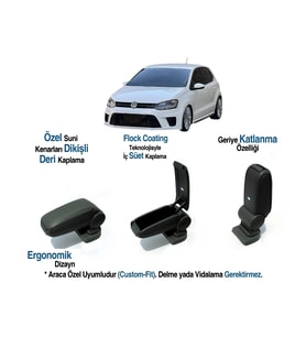 POLO 6R 6C ARACA ÖZEL KOL DAYAMA VİDASIZ KOLÇAK 2009 2010 2011 2012 2013 2014 2015 2016 2017