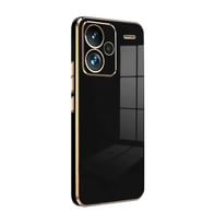 Xiaomi Redmi Note 13 Pro Plus Kılıf Volet Silikon - Siyah