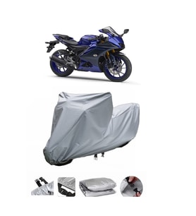 Yamaha YZF R125  Gri Motosiklet Brandası ARKA ÇANTA UYUMLU DEĞİLDİR