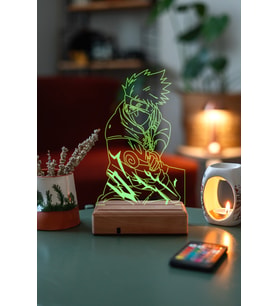 Modiwa Design Kakashi Hatake Naruto 16 Renk Anime Gece Lambası
