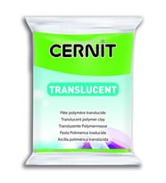 Cernit Translucent (Transparan) Polimer Kil 56 gr 605 Lime Green 