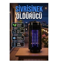 Elektrikli UV Sivrisinek Öldürücü Lamba 20-50 m² Sessiz Çalışma