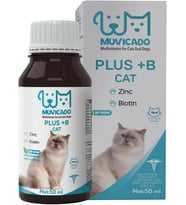 Kedi Tüy Sağlığı Damlası Plus +B Kediler İçin Tüy ve Tırnak Sağlığını Destekleyen Multivitamin 50ML