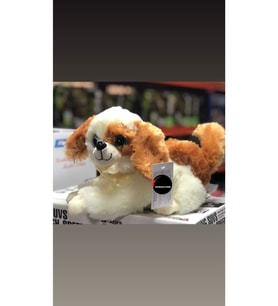 Sevimli Sesli Peluş Havlayan Köpek 35 Cm (Çok Renkli)