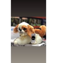 Sevimli Sesli Peluş Havlayan Köpek 35 Cm (Çok Renkli)