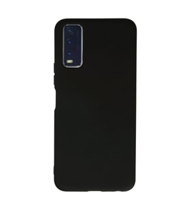 Vivo Y11s Kılıf Nano İçi Kadife Silikon - Siyah