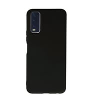 Vivo Y11s Kılıf Nano İçi Kadife Silikon - Siyah