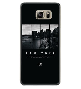 Samsung S7 Edge S20 Fe Plus Ultra S21 S22 Kılıf Desenli Silikon New York 1612