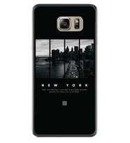 Samsung S7 Edge S20 Fe Plus Ultra S21 S22 Kılıf Desenli Silikon New York 1612