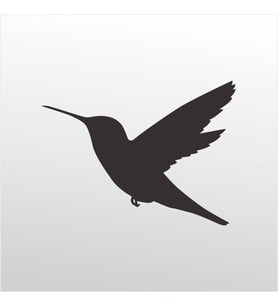 Folyo Sticker Gak Guk Kuşu 40cm Uzunluk (Karışık)