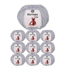 10 Adet Amigurumi El Örgü İpi 50gr 580