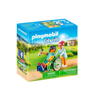 Playmobil City Life 70193 Tekerlekli Sandalyedeki Hasta, Yaşlar 4 ve Üzeri