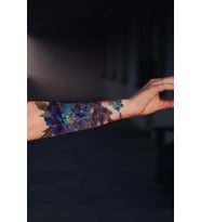 Caş Dekorasyon Çiçek Figürlü Geçici Dövme Tattoo