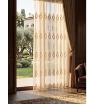 NİVEMESHOME SARDES 703 GOLD 1/2,5 PİLELİ TÜL PERDE