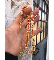 Hareli Küre Kesim Beyrut Damlası Toz Kehribar Tesbih