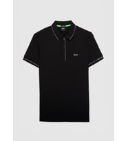 Hugo Boss Erkek Polo Yaka Tişört 50277329 U007494 - SIYAH  (Siyah)