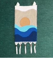 Mi-Knitting, Minyatür Duvar Halısı, Duvar Dekorasyonu, El işi, Punch Nakışı