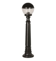 AVONNI BSU-68175-BSY-M1-B Siyah Boyalı Dış Mekan Aydınlatma E27 ABS Akrilik Cam 20cm