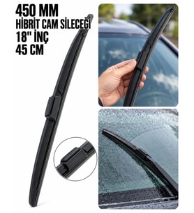 Hibrit Oto Ön Cam Sileceği, Aerodinamik Tasarım, 18" - 45CM