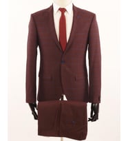 Jan Carlucci Slimfit Drop 6 Takım (Bordo)
