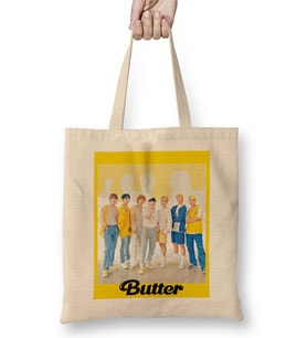Bts Butter Polaroid Bez Çanta Uzun Saplı