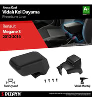 mlu 3 ABS Vidalı Kol Dayama Kolçak Siyah 2012-2016 A+Kalite Parça