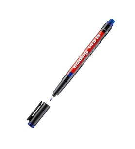 Edding Asetat Kalemi Silgili 1 mm Mavi
