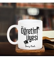 Öğretim Üyesi Tasarımlı Hediye Kupa