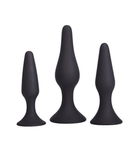 Özel Slikon Egzersiz Küçük-Orta-Büyük Boy 3  Plug Seti
