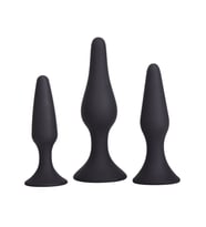 Özel Slikon Egzersiz Küçük-Orta-Büyük Boy 3  Plug Seti