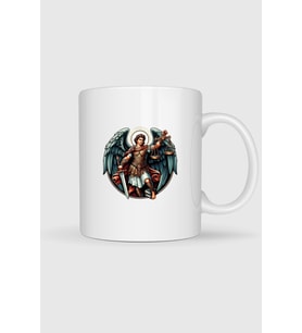 Saint Michael Melek Baskılı Kupa Bardak