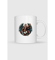 Saint Michael Melek Baskılı Kupa Bardak