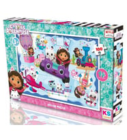 KS Games 100 Parçalık Gabby Dollhous Kız Çocuk Yapboz - GB714